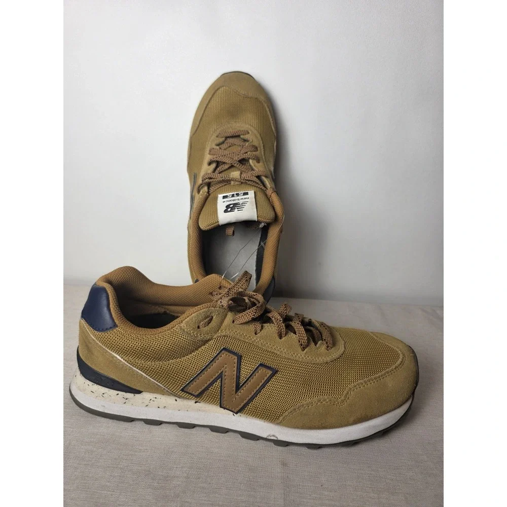 New Balance Men's Mustard 515 Mesh Low Top Lace-Up Sneaker Size 11.5